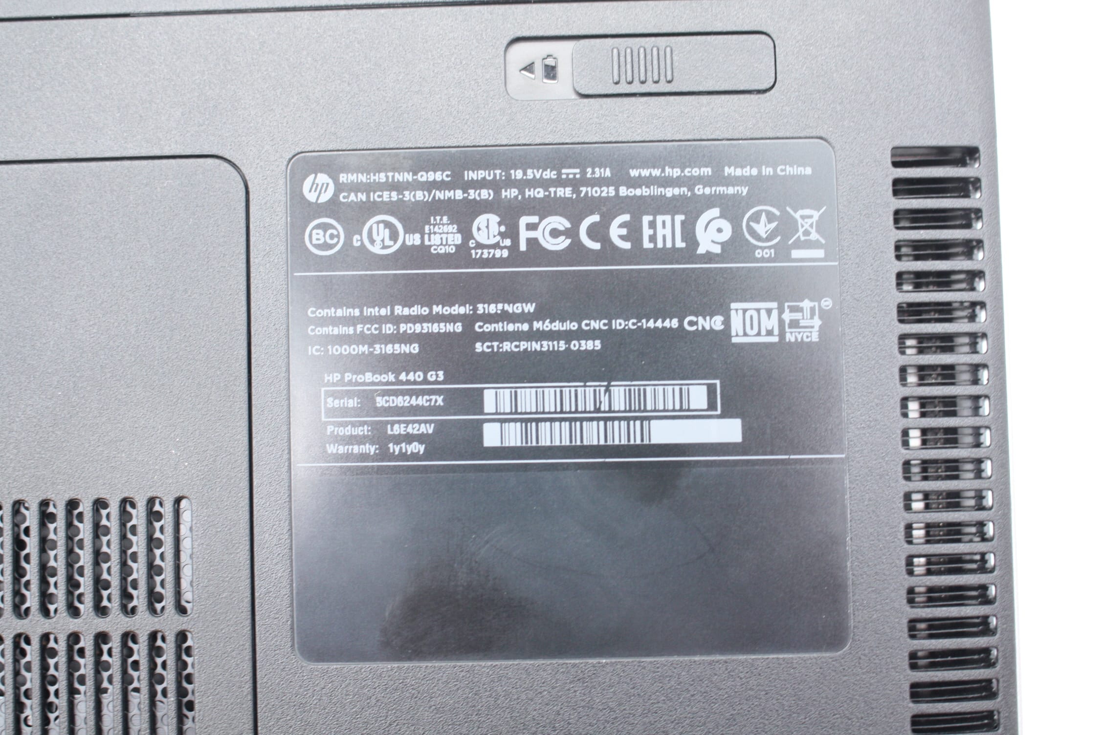 HP ProBook 440 G3